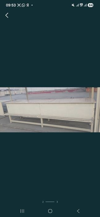 Мраморные столы, 2-3 секции