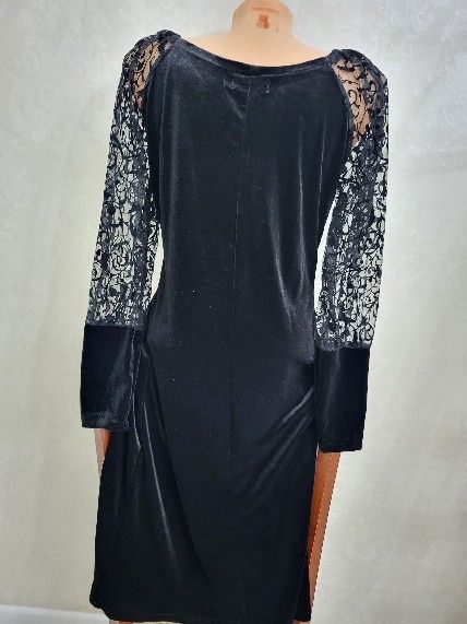 Бархатное платье 44 размер