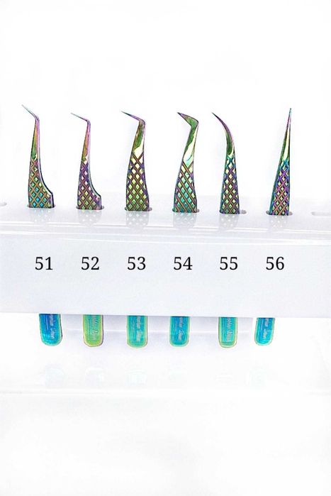 Пинсети за миглопластика различни видове Косумативи за мигли