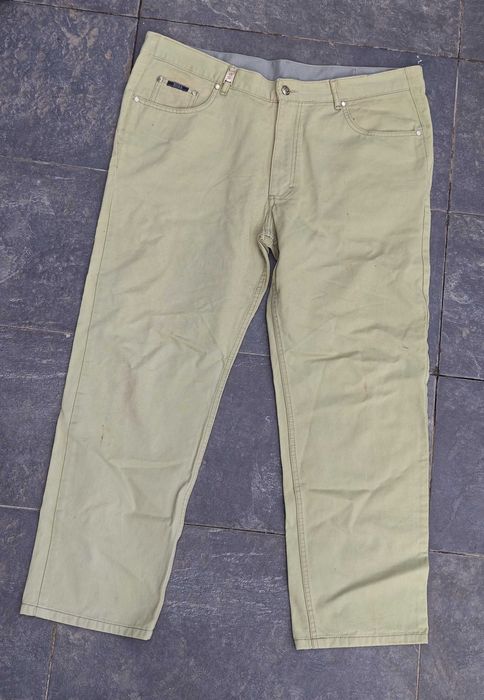 Blugi vintage Hugo Boss Select Line Alabama marimea 40 34 verde oliv / militar Made in Italy