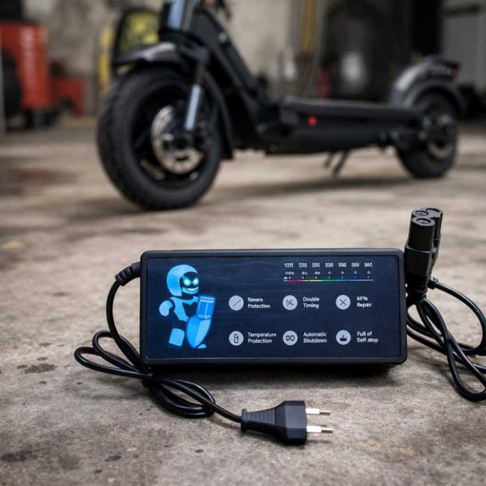 Интелигентно зарядно устройство за електрически скутери