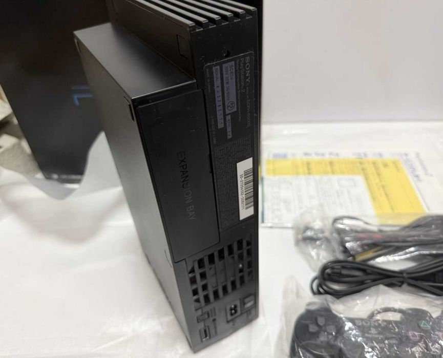 Playstation 2 Limited Midnight Black, полная комплектация, новый