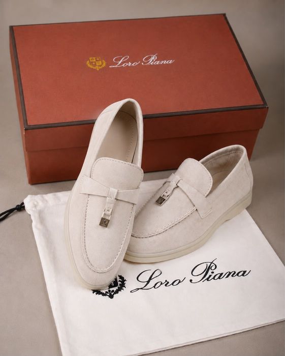 Vand Mocasini Loro Piana noi din piele naturala  Full Box