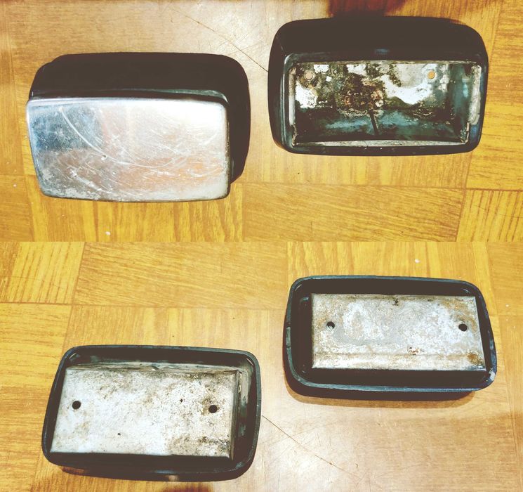 Зеркало заднего вида хром