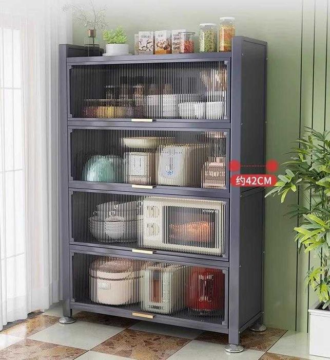 Кухонный сервант/Шкаф для хранения/Сервант с откидной дверцей вверх