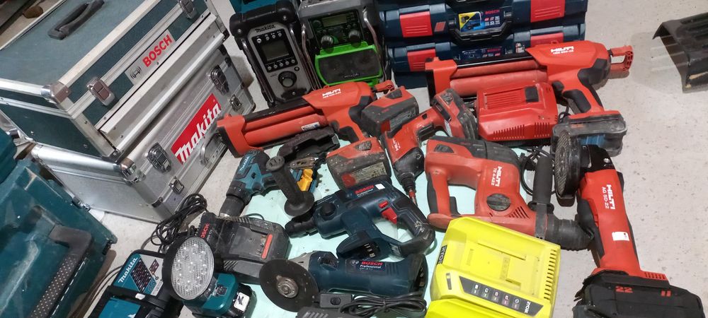 Filetanta flex circular pistol ancora percutanta proiector acumulator 18v incarcator Milwaukee Bosch Hilti Makita Ryobi Flex Metabo Festool freza Mafe