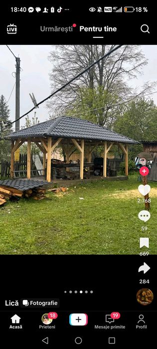 Garaje sau terase din lemn masiv