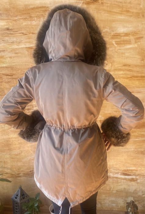 Парка с естествен косъм 3 в 1