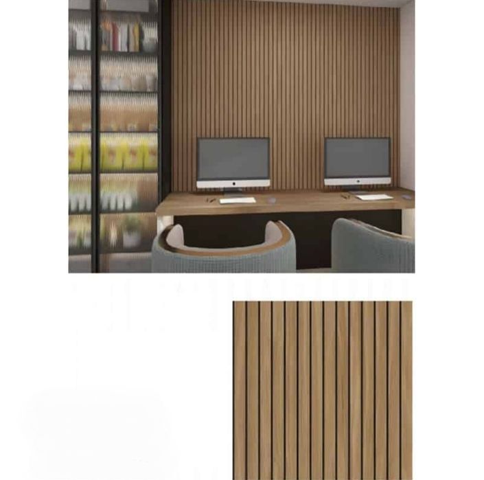 Panou autoadeziv perete model riflaj 60 x 300 cm PVC