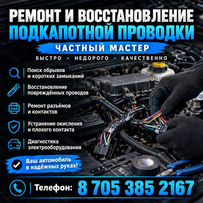 Ремон подкапотной проводки