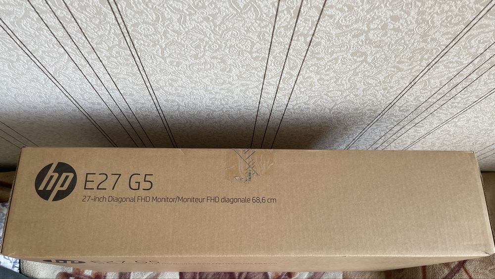 HP E27 G5 27” IPS Full HD — новый, запечатанный
