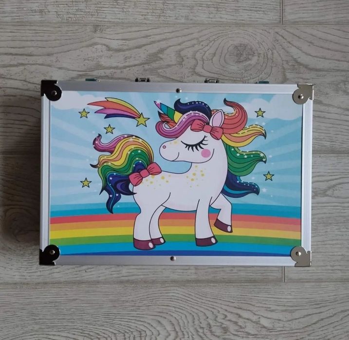 Набор художественный для творчества рисования в чемодане Единарог