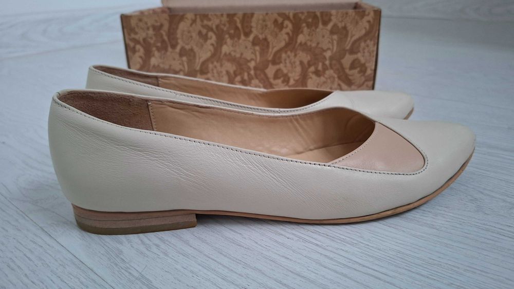 Балетки кожаные б/у в отличном состоянии