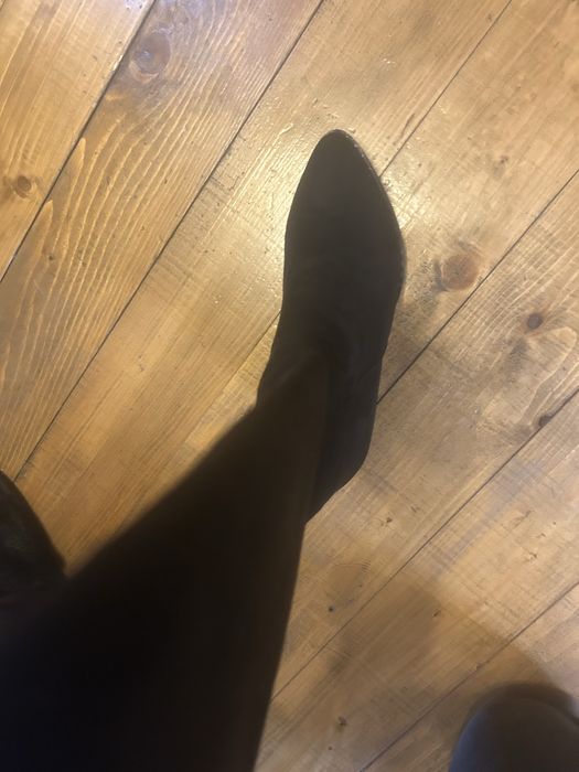 Cizme dama piele intoarsa artificiala