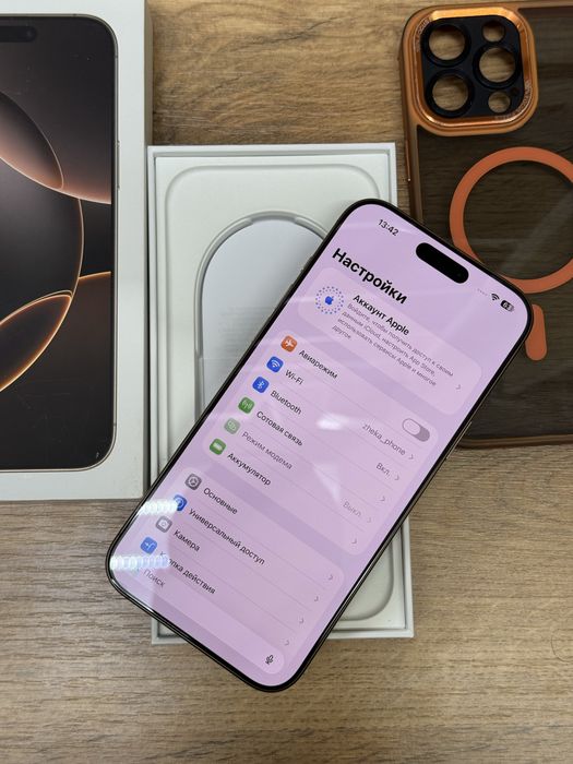  iPhone 16pro max 5G 512gb HX/A EAC desert titanium в отличном сост.