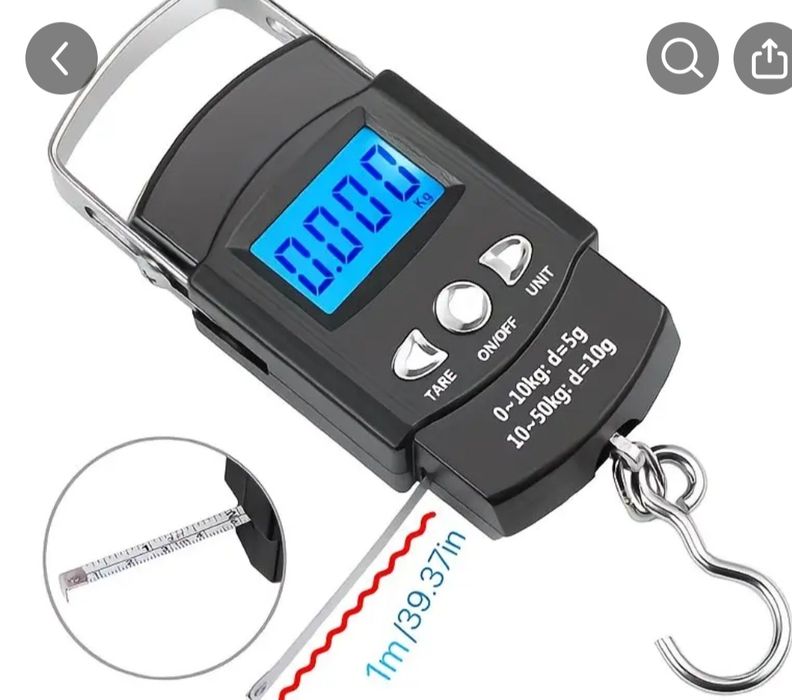 Новый весы до 50 кг