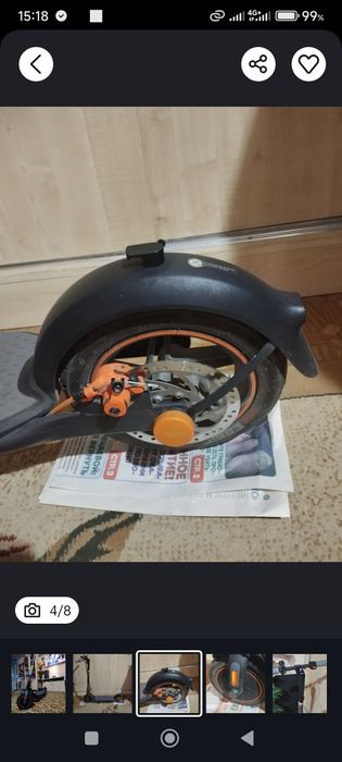 Продам электросамокат NINEBOT F40. Оригинал.