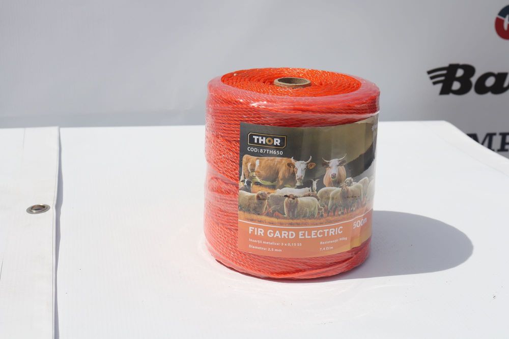 Rola fir porto fi 2.5mm insertie  3x0.15mm 500m gard electric Thor