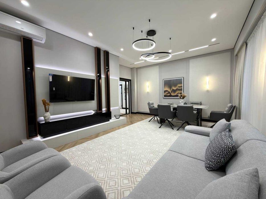 ЖК MIRABAD AVENUE! НОВАЯ 3х ком кв-ра с Авторским Ремонтом! Айбек ID04