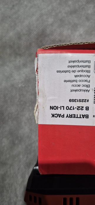 Hilti, Milwaukee ferestrău sabie pe acumulator