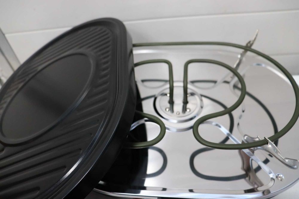 Раклет грил Princess - Овална форма, 8 тигана, Многофункционална плоча