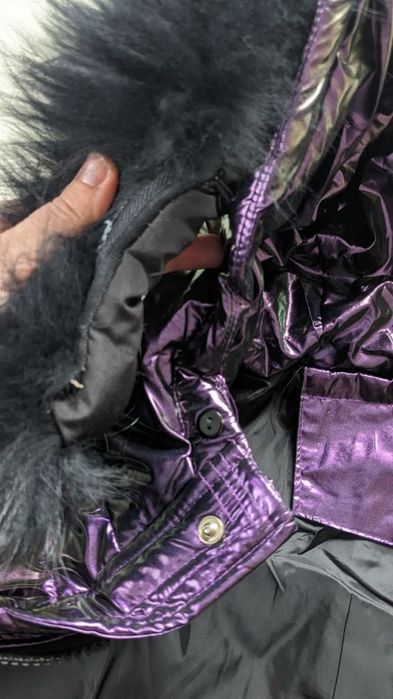 Jacheta cu puf și pene, mărimea 140