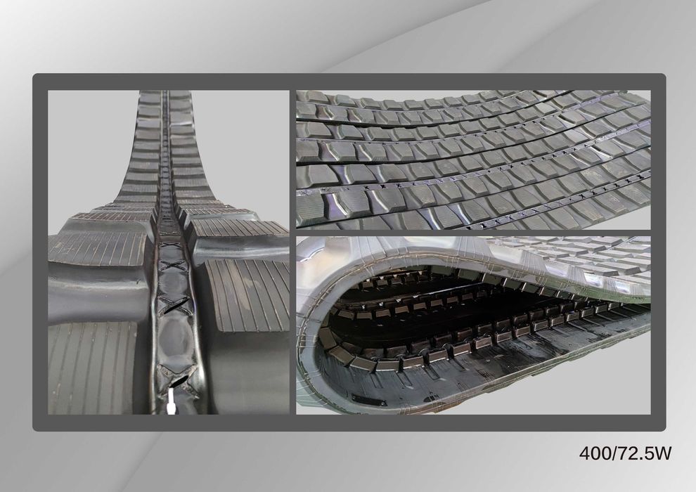 Șenilă  cauciuc  400 x 72,5 x 76W