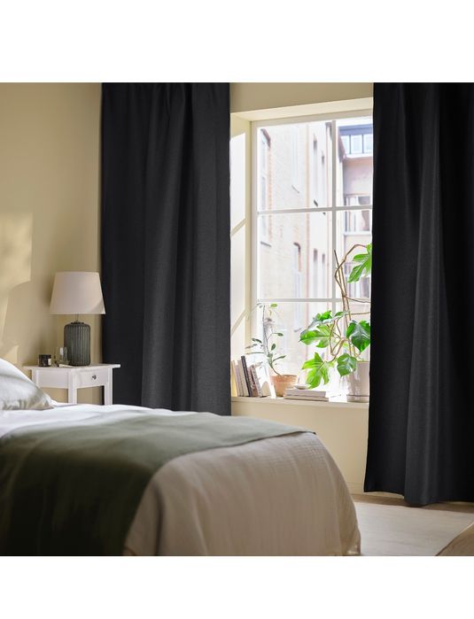 Set draperie ikea opaca 145×300, nefolosită
