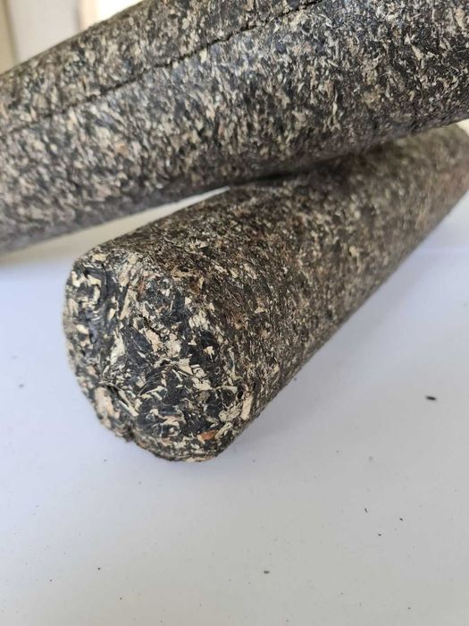 Брикети от слънчогледова  люспа