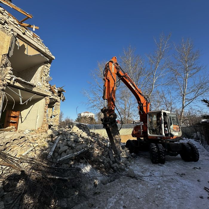 Услуги экскаватора гидромолот
