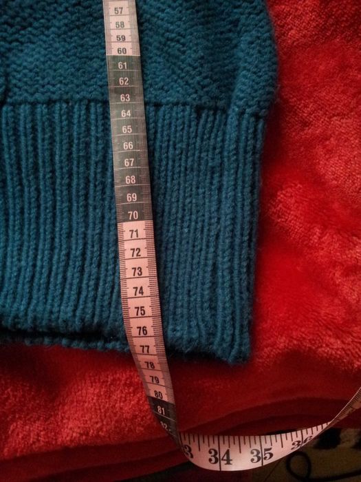 Синя вълнена туника