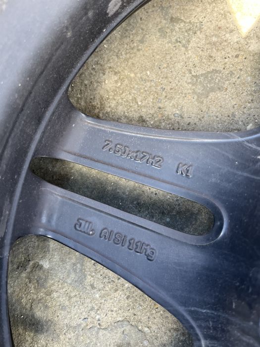 Vând/schimb jante Borbet R17 5x112 et28 7,5J negociabil