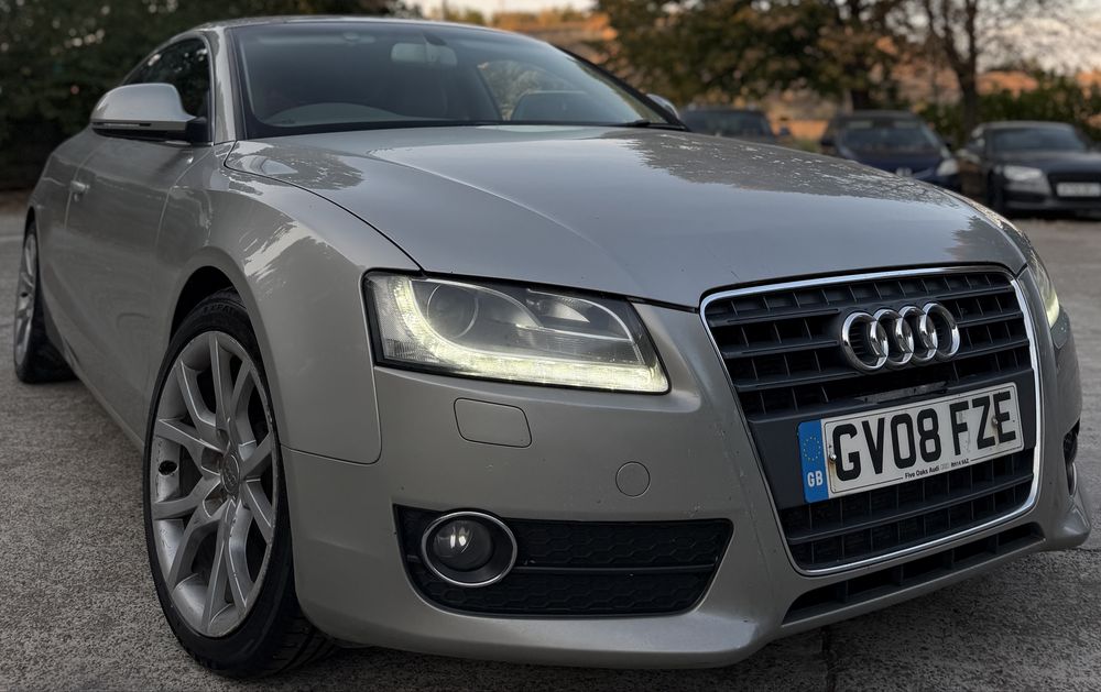 AUDI A5 - Coupe - 2008 - 2.7 TDI V6 - 190 Cai Putere - Automat - Faruri Led / Faruri Xenon - Acte la zi ( Valabile ) - Carte Intreaga - ETC ETC ETC