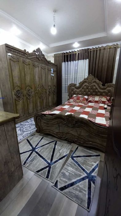 Новостройка 2 хонали 2-этаж девор ғиштдан евроремонт қилинган квартира