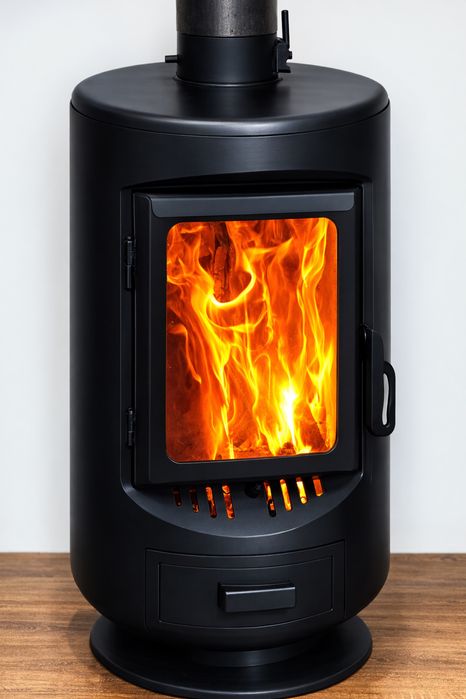 Şeminee Soba 7,5 KW din Oțel