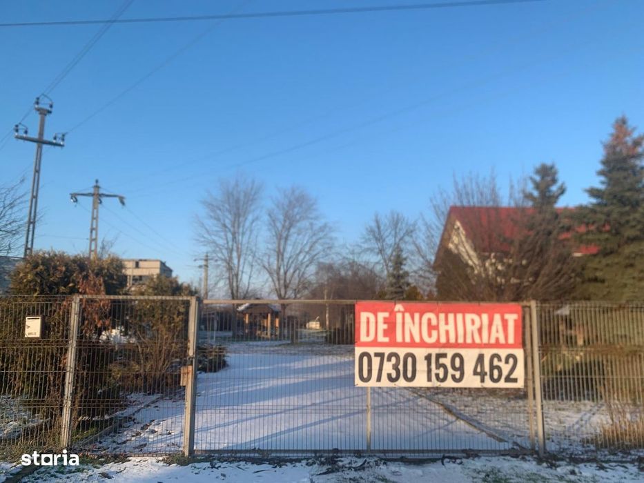 INCHIRIEZ- 1600 mp TEREN intravilan - TOMESTI ( Str. Stupinelor )