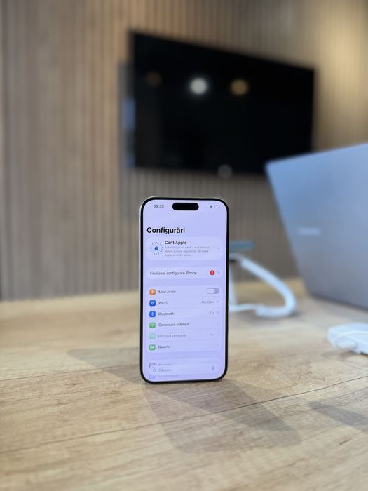 *ATS GSM**Iphone 15 Pro 128Gb/Baterie100%/Grad A/Fact+Gar 12 luni