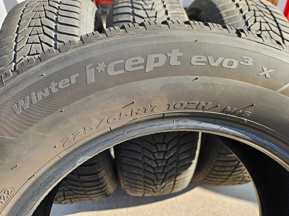 4бр. 225/65 17 зимни гуми HANKOOK 7mm - 2022г.