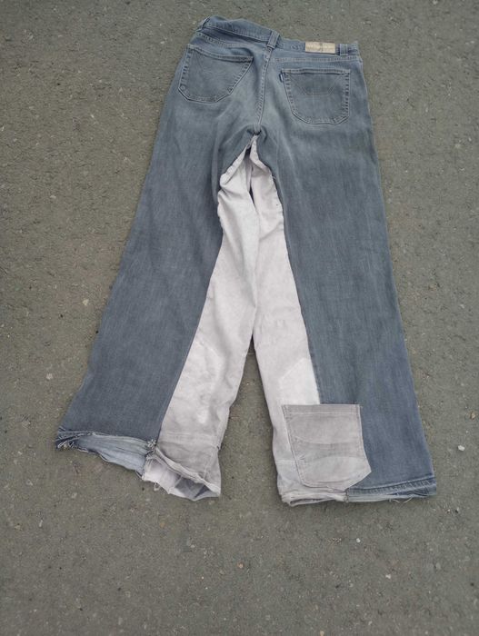 ръчно изработени дънки талия 41см дължина 112см ширина 30см