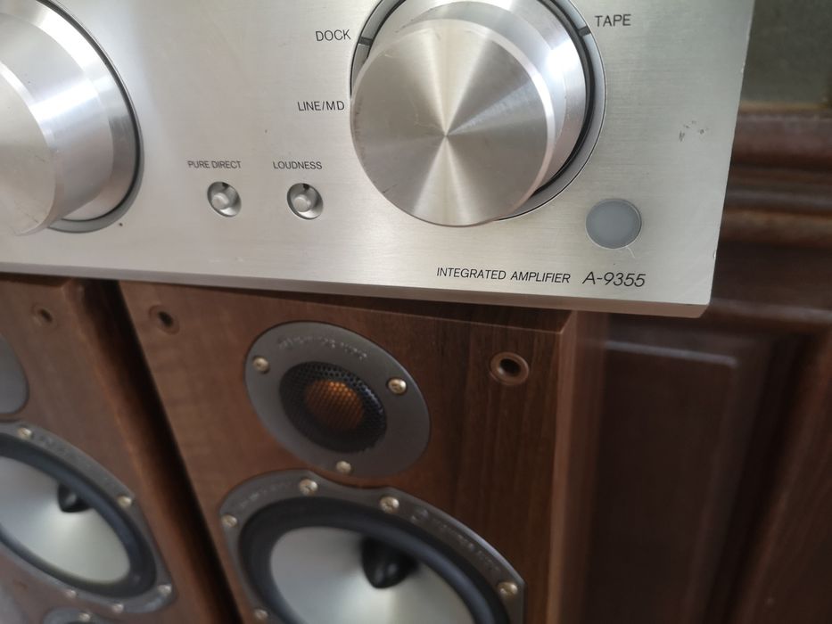 Тонколони  Monitor Audio Bronze BR5 Усилвател Onkyo  a9355