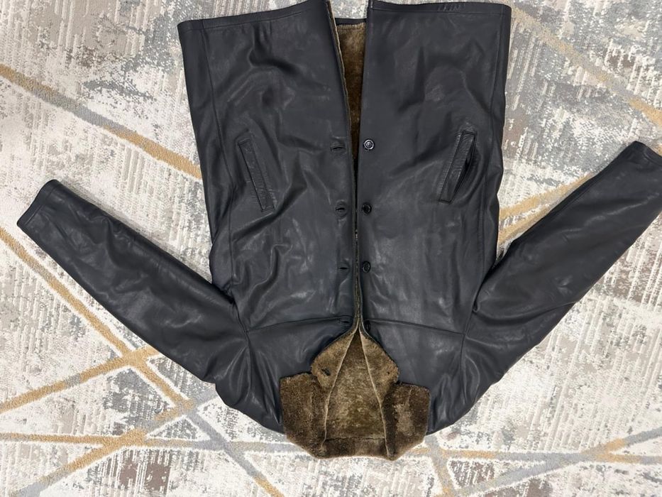 Дублёнка чисто коженный