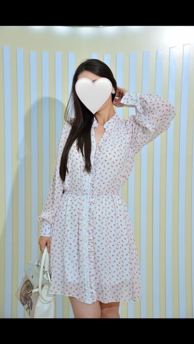 Белое платье, размер s m