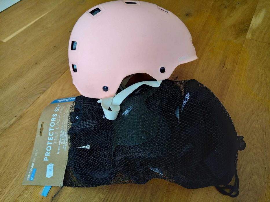 Детска  каска за ролери/колело - "Oxelo MF500" и протектори