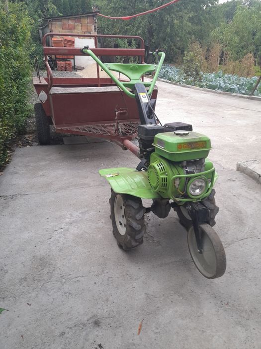 Мотофреза с ремарке