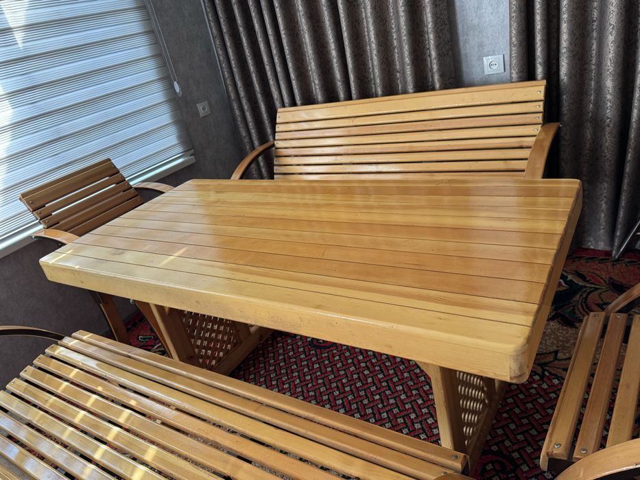 Ёз учун Стол стуллар