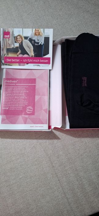 Гольфы компрессионные,  тёмно синий. Класс 2 .