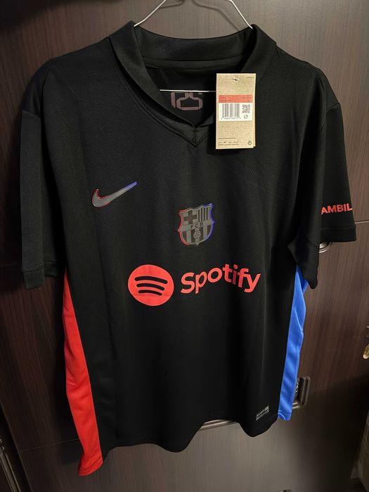 Tricou barcelona away sezon nou la liga champions league fotbal