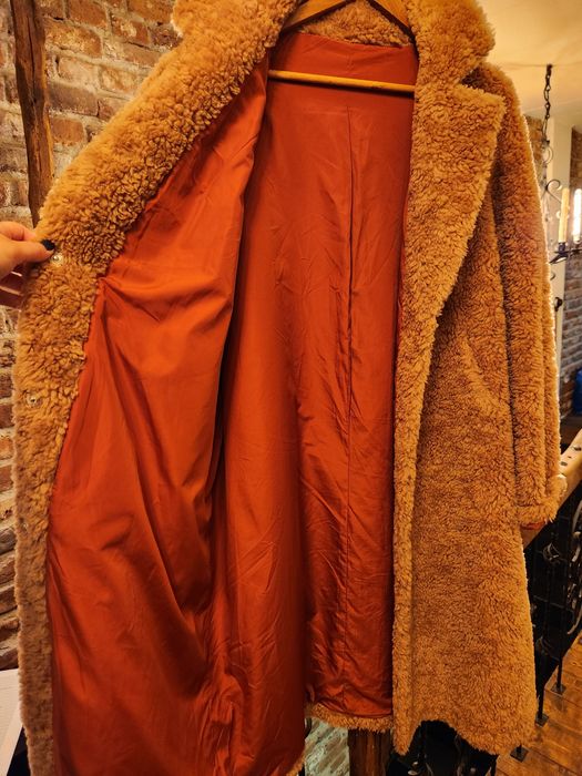 Палто от естествена вълна Лама