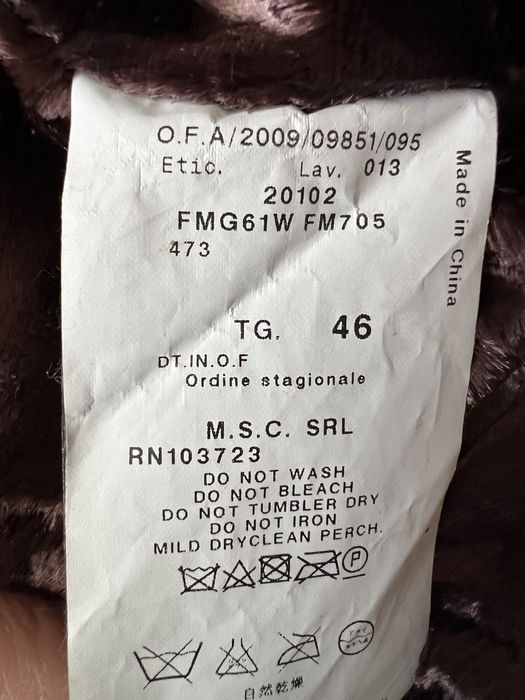 Geaca Armani maro imitatie piele 44