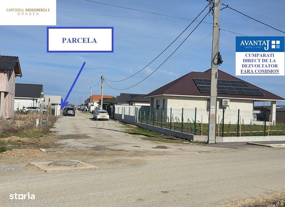Parcele Cartier Grigorescu 2 la asfalt si toate utilitatile
